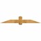 Ekena Millwork Eugene Rough Sawn Timber Gable Bracket, Western Red Cedar, 72"W x 12"H x 6"D x 6"F, 4/12 Pitch GBW072X12X0606EUG00RWR - alternate 1
